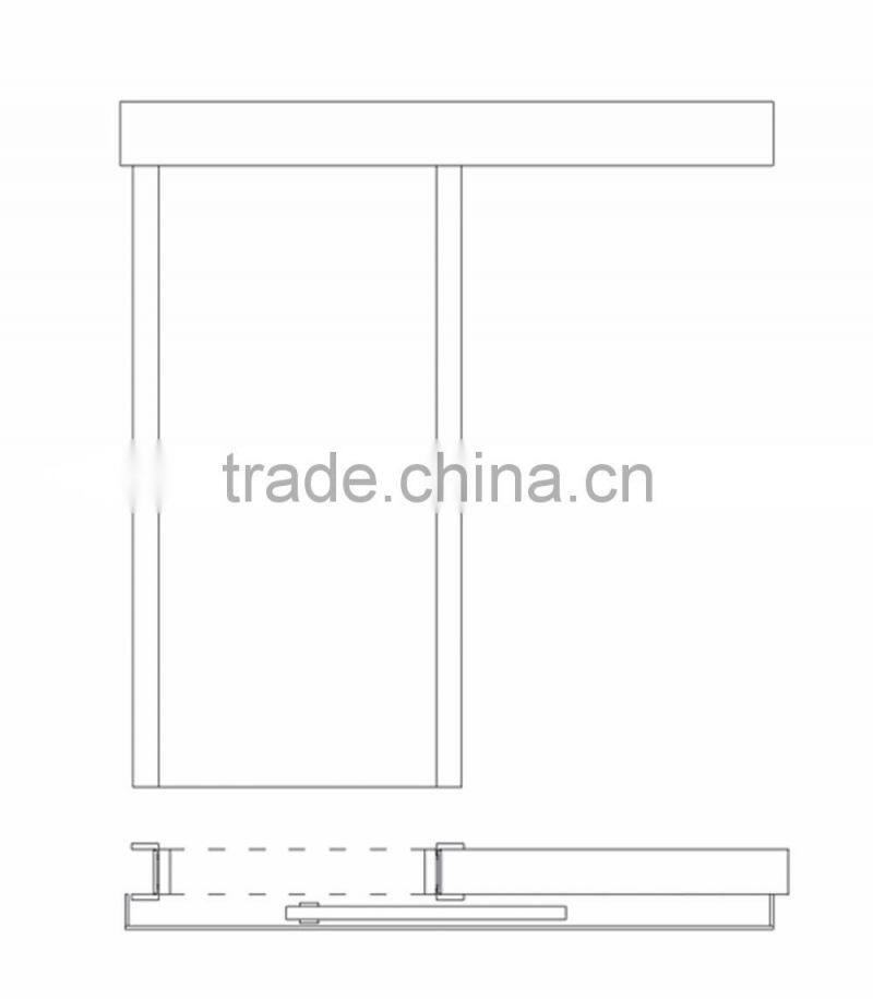 Dilvin 7-division White Lacquer Finished Sliding Door