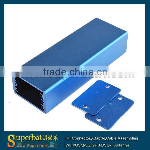 aluminum box enclosure case -4.33"*1.73"*0.90"((L*W*H) round aluminum box