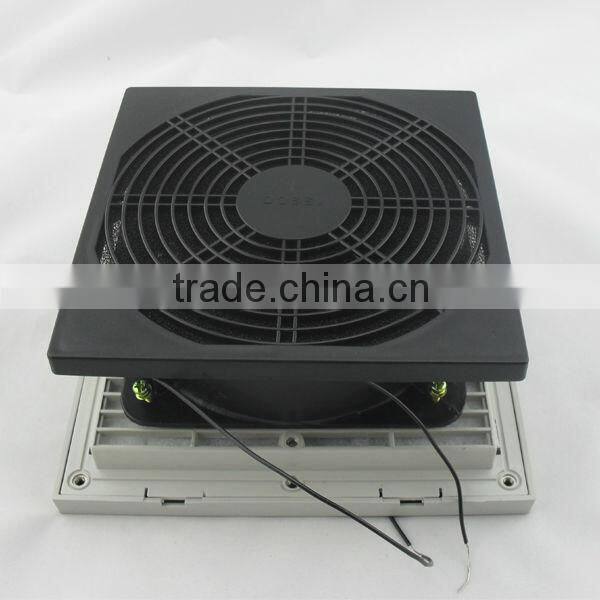 Extra-thin panel cabinet fan filter