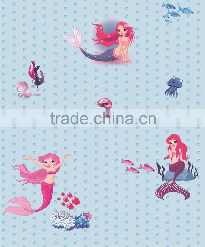 import mermaid kids vinyl wallpaper price