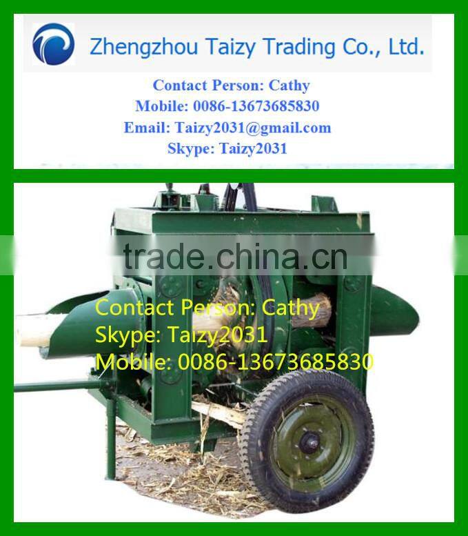 Vertical wood log peeler Machine 0086-13673685830 with four-edge knife