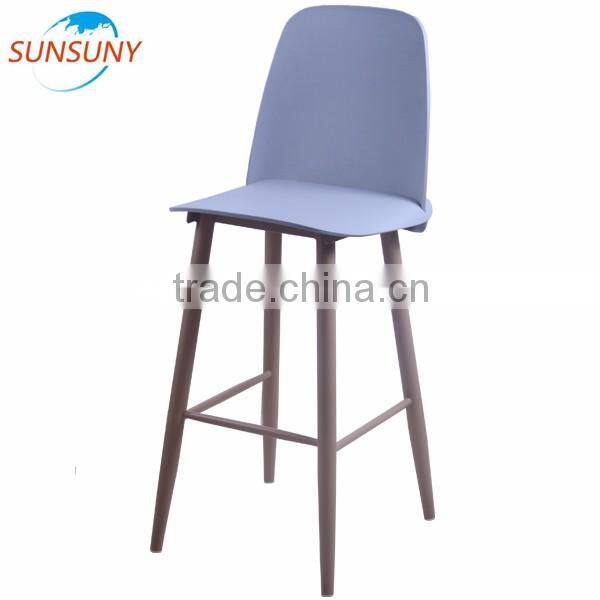 Wholesale modern cheapest wood frame upholstered bar chair