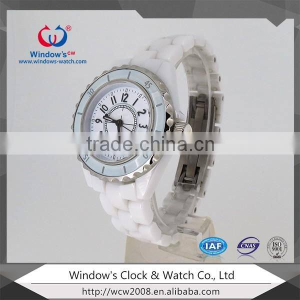 ceramic quartz hand watch for girl