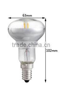 led filament reflector bulb light bulbs double filament incandescent bulbs r58 r50 r63
