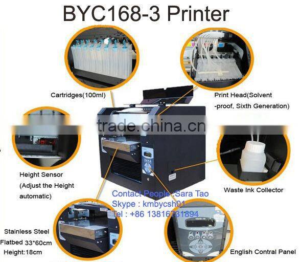 2015 new featured product Scratch Resistant Metal Tube Printing Machine with high quality and low price