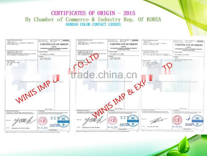 wholesale korean cosmetics Eclipse colored contact lenses for eyes