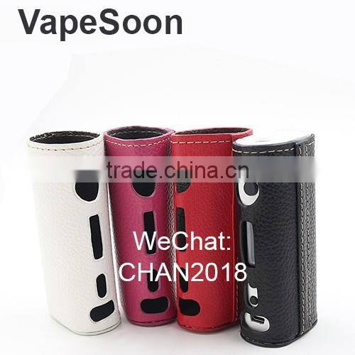 wholesale leather case e-cig MOD box subox mini shroud leather case OEM Available
