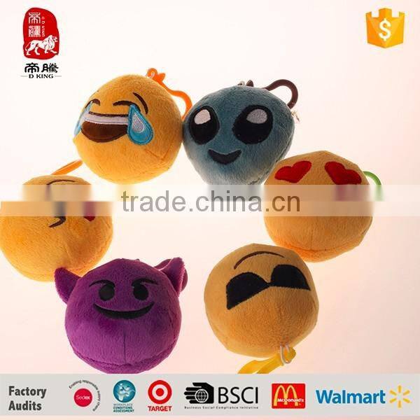 BSCI Factory Bulk Emoji Key Chain Custom Key Chain Devil Wholesale