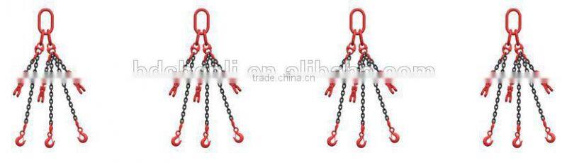 drop forged hardware alloy steel/carbon steel lifting hoist three strip chain