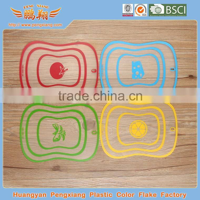 easy clean flexible thin plastic cutting board