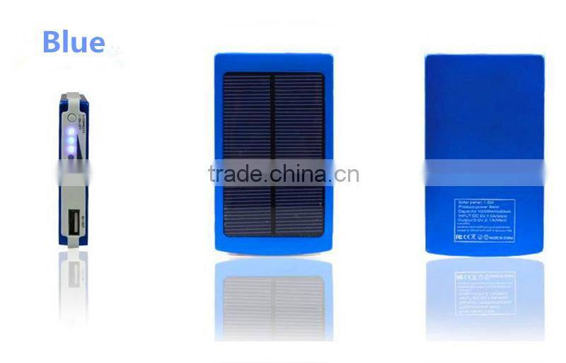 solar charger 10000mah solar power bank case