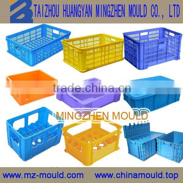 customer made high quality plastic turnover crate mould