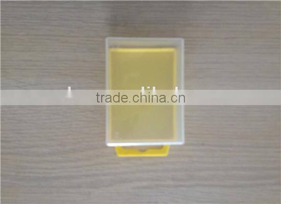 clear plastic storage box with compartment