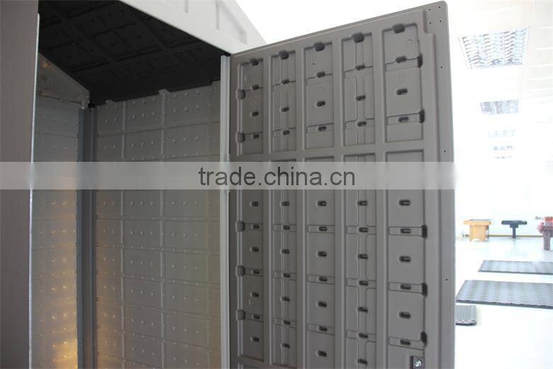 Patented new design plastic garden shed for sale