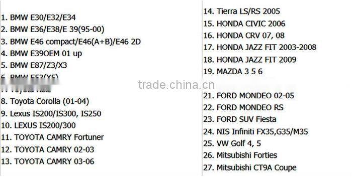 High Quality CCFL Angel Eyes with Two CCFL Inverters, Low Price Automobiles Accessory for F ocus 05