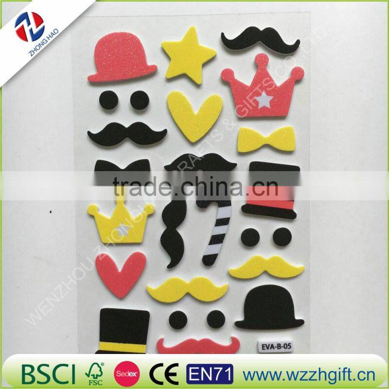 2mm thickness printed eva sticker