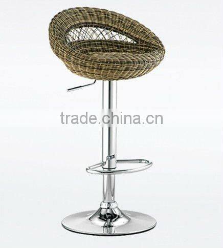 wicker rattan cover plastic bar stool