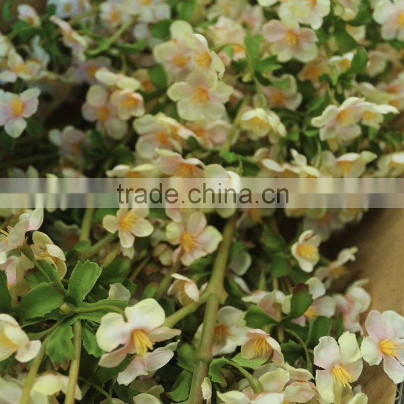 Factory direct wedding decoration pink wintersweet artificial flower plum