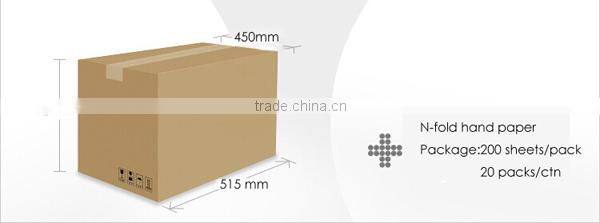 Mini N fold hand paper towel for dispenser