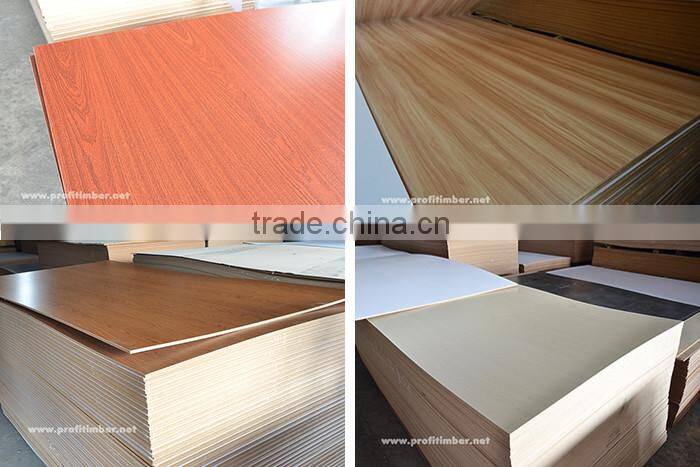 Profitimber Factory Direct Wholesale Wood Grain Melamine MDF Board