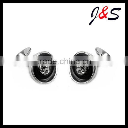 wholesales stainless steel button cufflinks for 2014