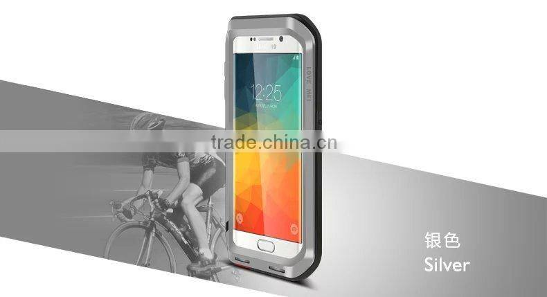Hotsale For Galaxy S6 Edge Metal Case Luxury Aluminum Love Mei Case For Samsung Galaxy S6 Edge G9250 Phone Cover