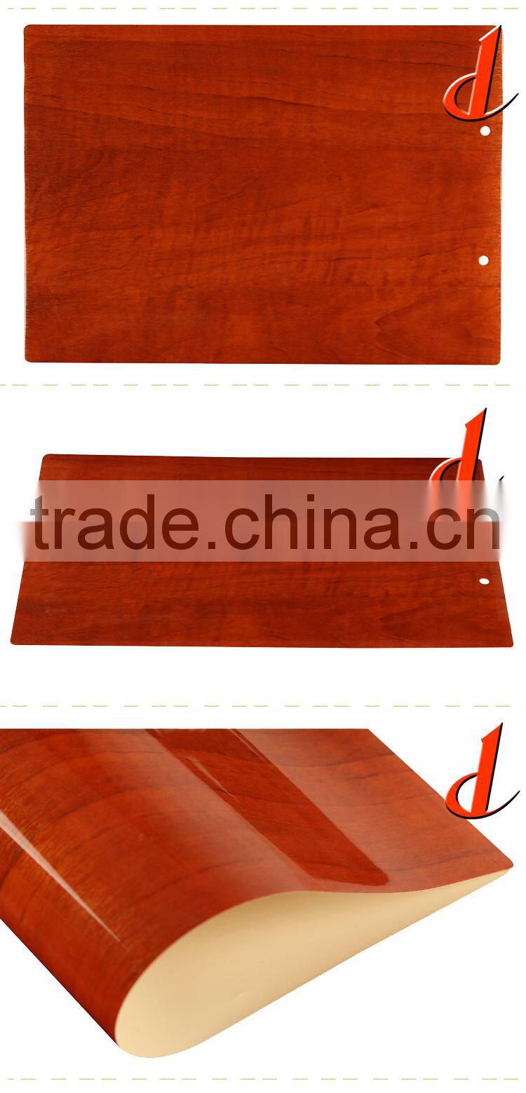 High quality pvc wood grain heat shrink film