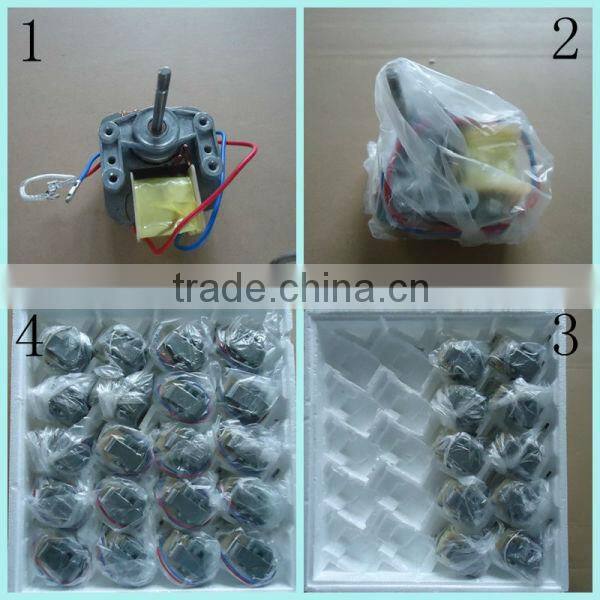 carbon brush high quality refrigerator shaded pole fan motor with high quality