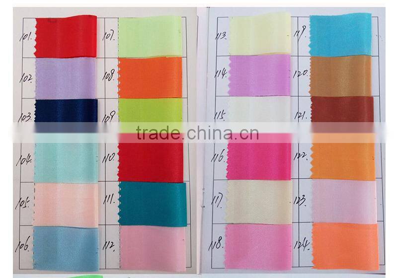 high quality satin hair extensions bags with sliding ribbon