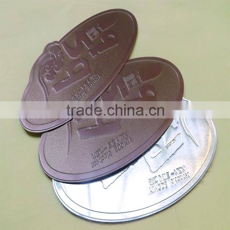 Die-casting customized anodrized aluminum nameplates