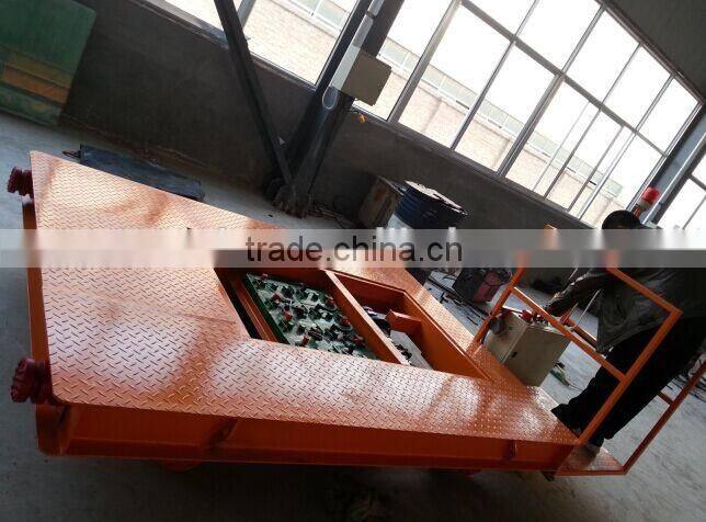 Electrical transfer cart with wheels platform transfer cart on rails