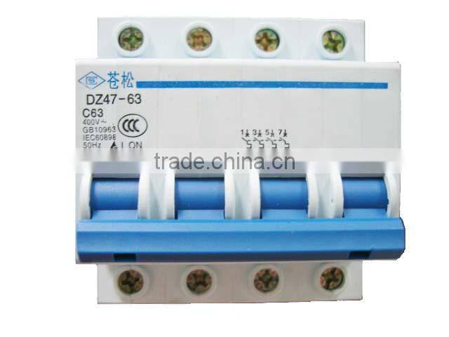 Mini Circuit Breaker DZ47 breaker