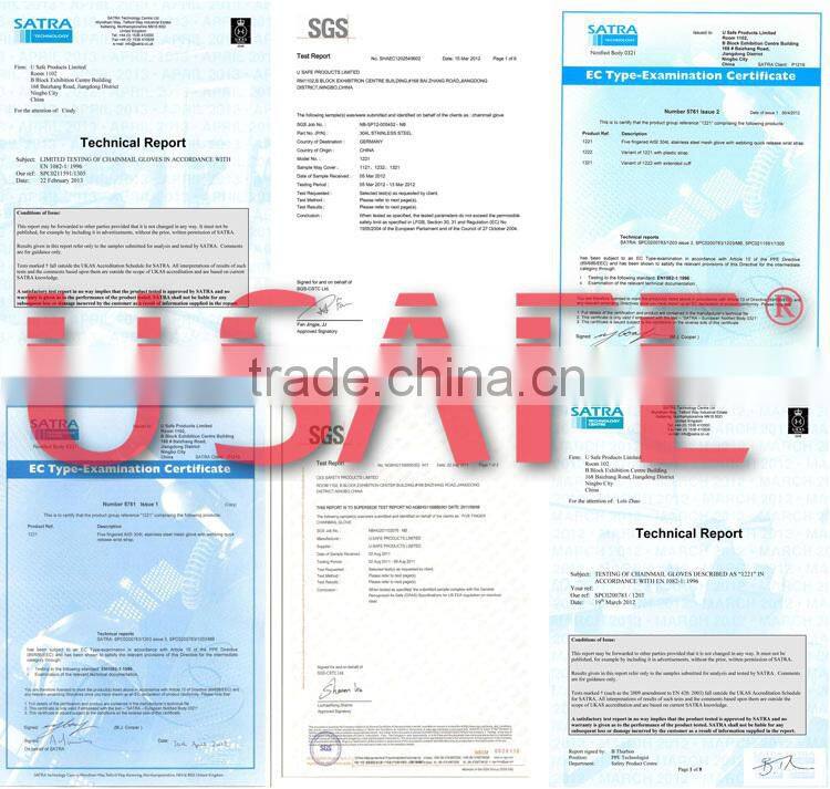 cut resistant gloves/butcher gloves/ ring mesh gloves