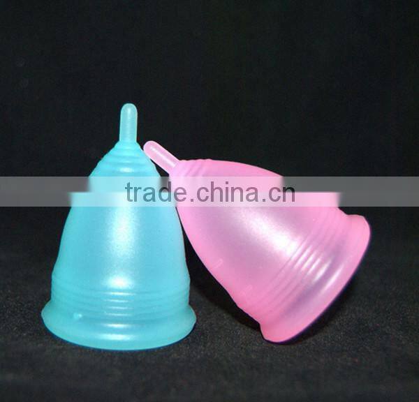 anti-bacteria 100% medical silicone menstrual cup