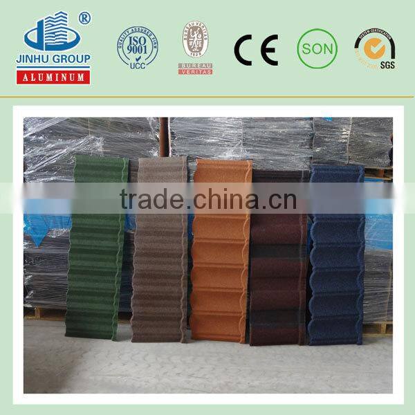 lowest price colorful stone coated metal roof tile production line