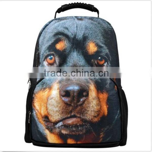 3d dog bags laptop backpack student bookbags school bags