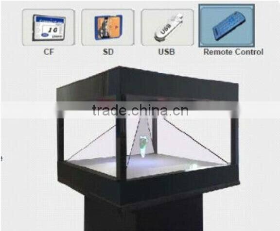 3d advertising displaye Hologarm 3D display showcase/box for advertising, exhibition, cellphone iphone5 launch 2014 new produc