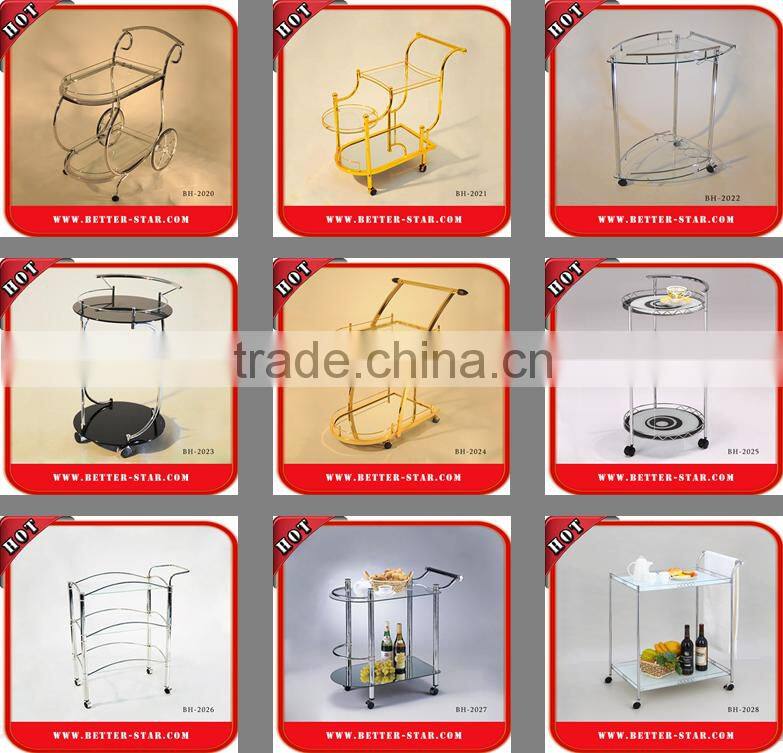 Round Wine Trolley, Round Bar Trolley, Round Tea Trolley