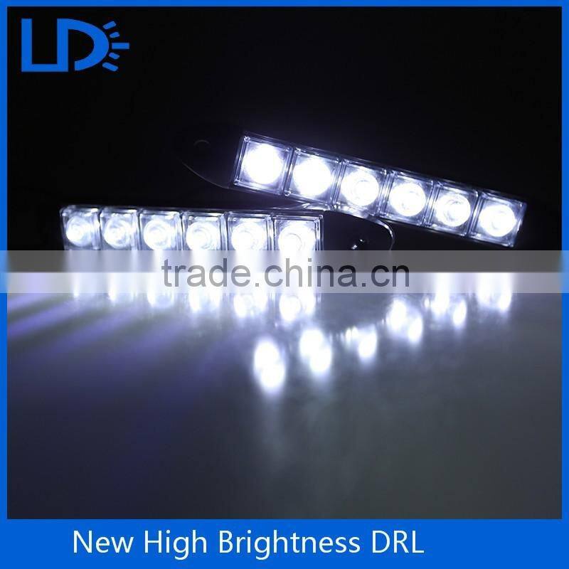 Car COB DRL Driving Fog Light 6 LED Auto Flexible Daytime Running Light