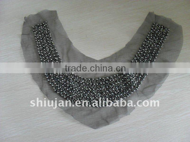 Beaded neck garment accessory