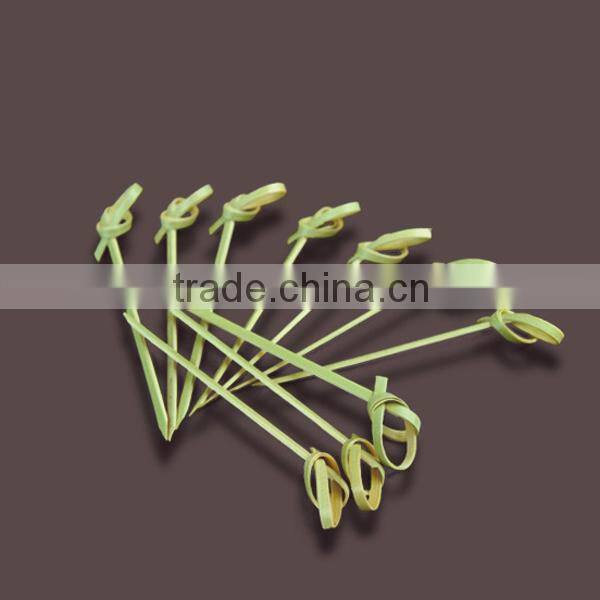 Natural bamboo disposable bbq skewer
