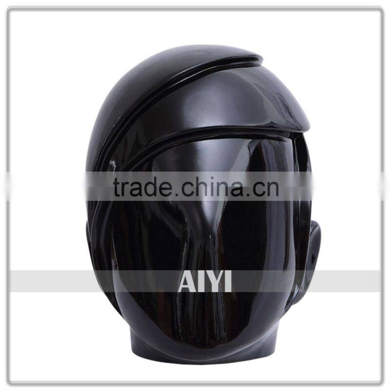 glossy mannequin head for hat or glasses