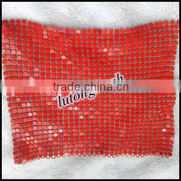Anping 2014 new design fashion round metal sequin fabric
