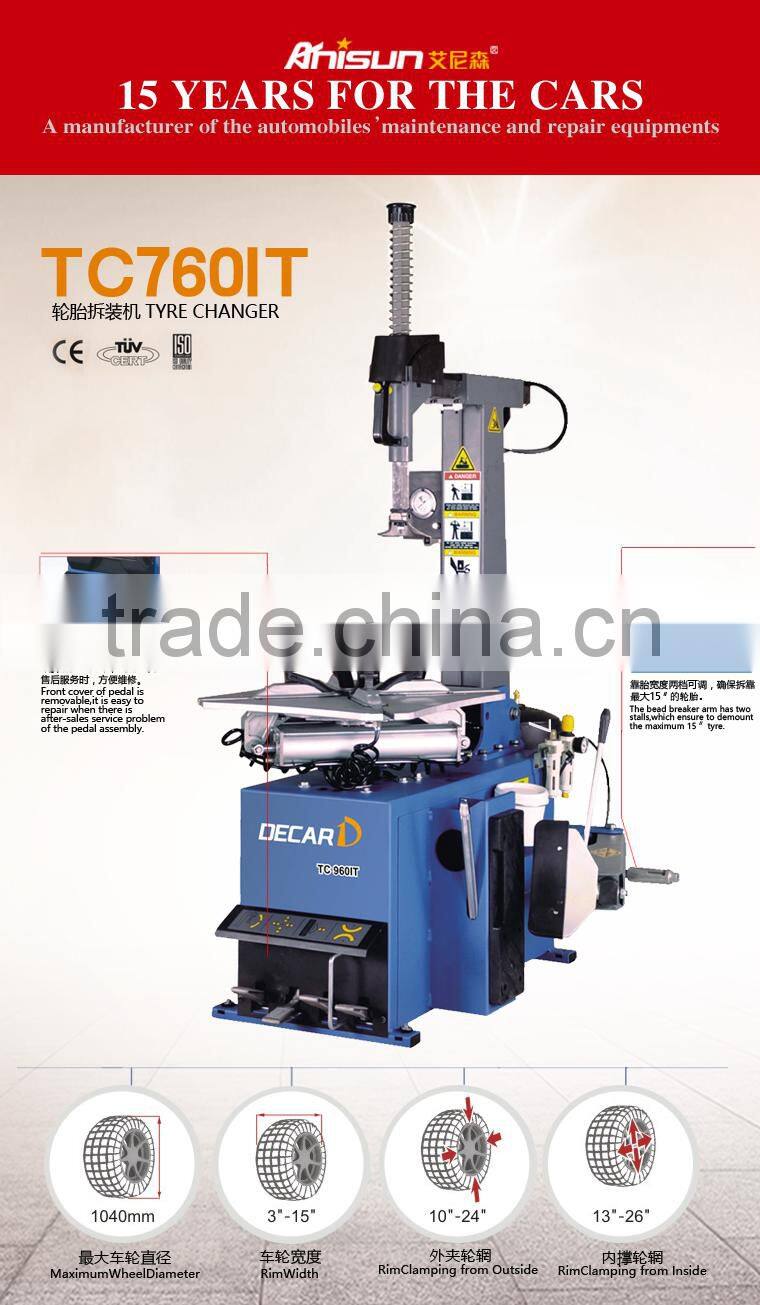 machines for used tire changer in car garage CE 3 years warranty time