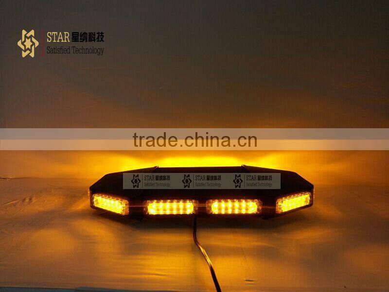 Wholesale police car amber emergency led strobe warning mini lightbar TBD-A352