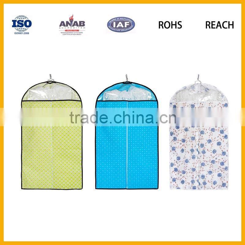 High Quality Printed Patterns Waterproof Dustproof Personalized Clothes Cover Bag Costume Garment Bag Cover