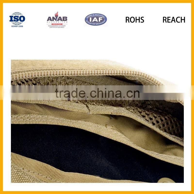 Khaki Canvas Messenger Fanny Waist Hiking Pack bag ,small running bag