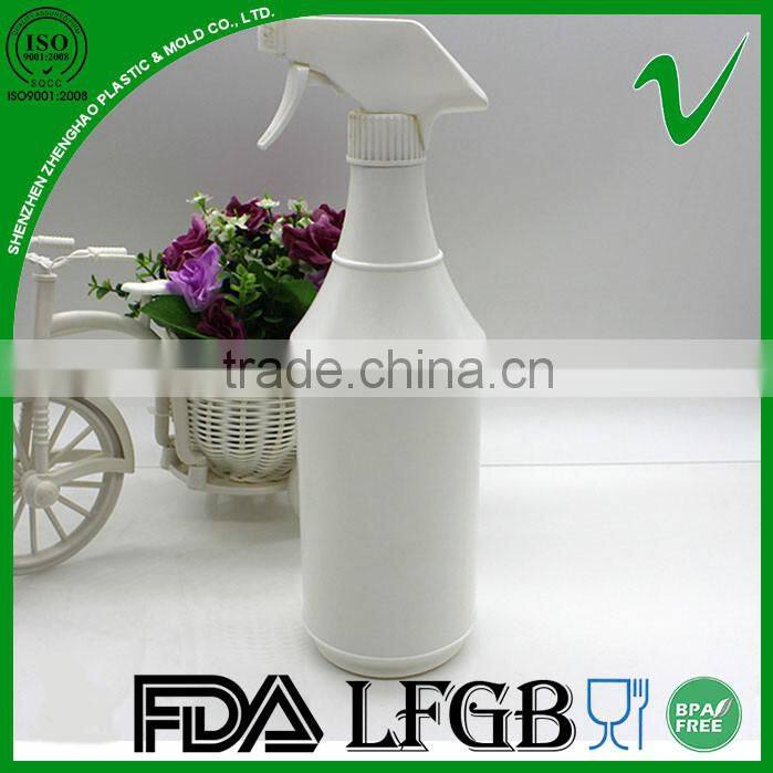HDPE high quality refillable plastic spray bottle with different capacity