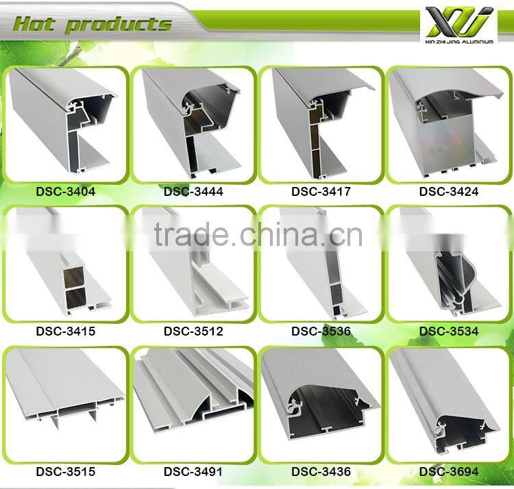hight quality aluminum profile for arcylic /bend angle lightbox