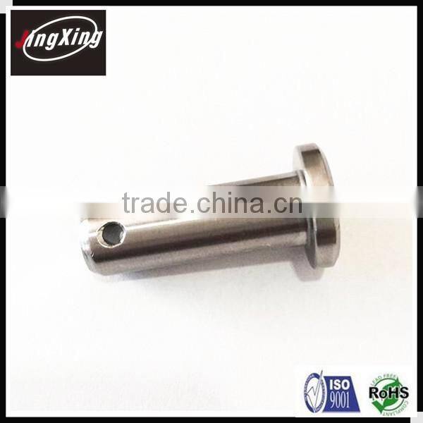 flat head pin bolt end with hole